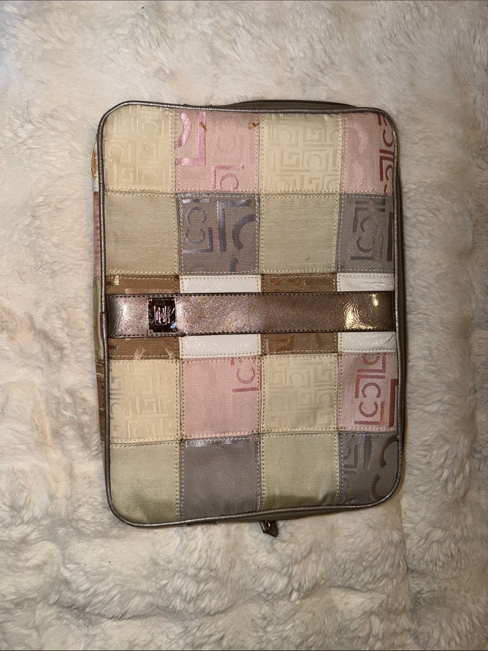 Patchwork Pastel Tablet/laptop  Sleeve - Multicolor